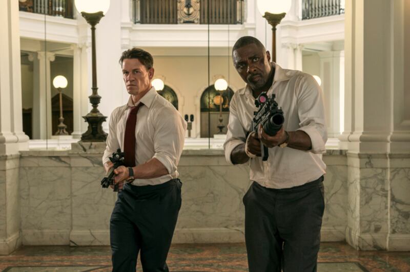 John Cena and Idris Elba