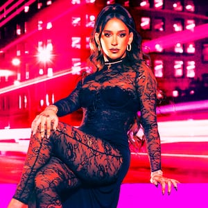A photo illustration of Ariana Biermann in Next Gen NYC.