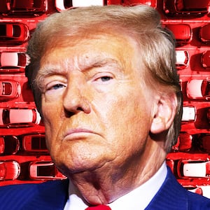 Donald Trump, cars photo illustration