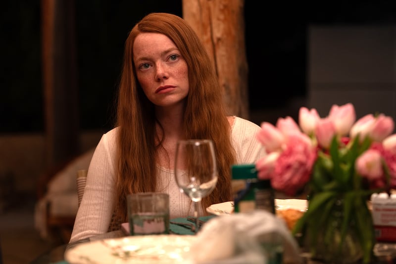 Emma Stone in Eddington.