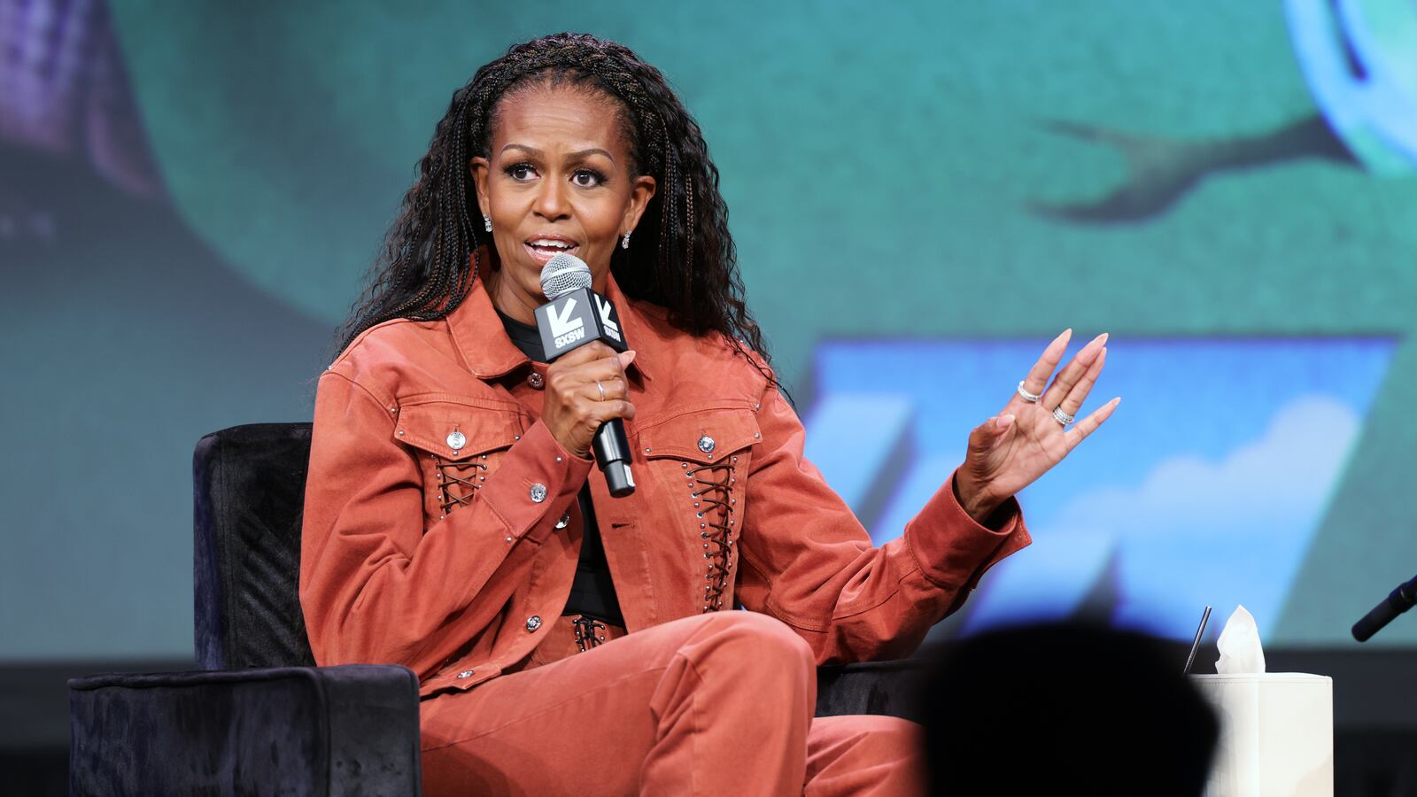 Michelle Obama at the Austin Convention Center.