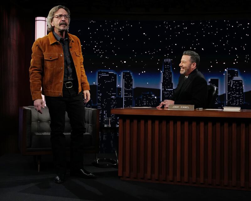 JIMMY KIMMEL LIVE!  "Jimmy Kimmel Live!" airs every weeknight at 11:35 p.m. ET and features a diverse lineup of guests that include celebrities, athletes, musical acts, comedians and human interest subjects, along with comedy bits and a house band. The guests for Monday, December 12 included Michelle Obama (The Light We Carry) and Marc Maron (To Leslie). (Randy Holmes/ABC via Getty Images)