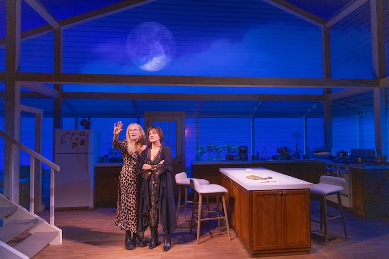 Mia Farrow and Patti LuPone in "The Roommate"