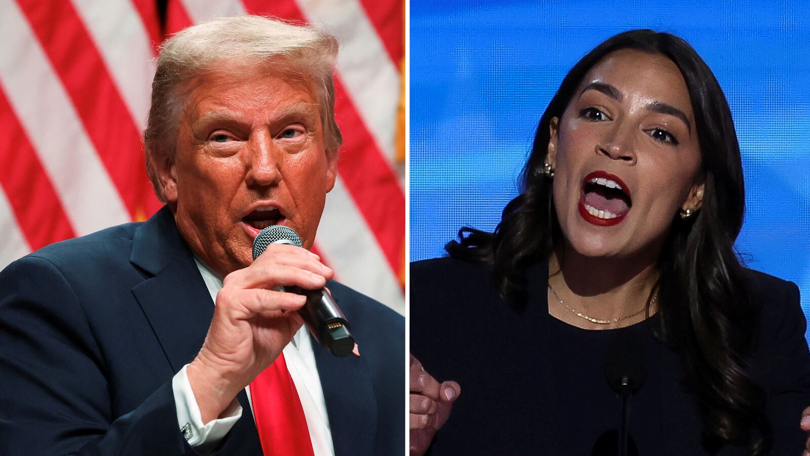 Trump and AOC