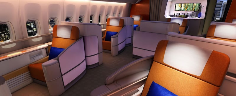 Boeing 747-8 interior