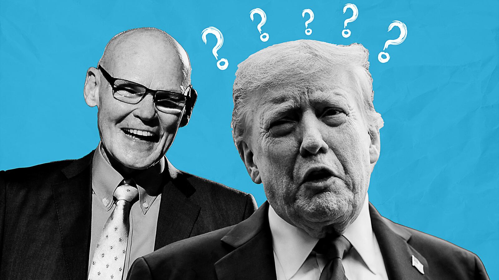 James Carville and Donald Trump
