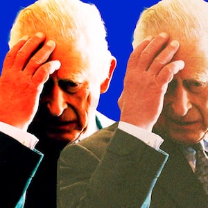 King Charles photo illustration