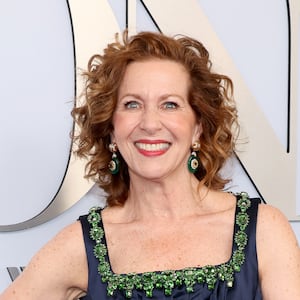 Betsy Aidem attends the 77th Annual Tony Awards