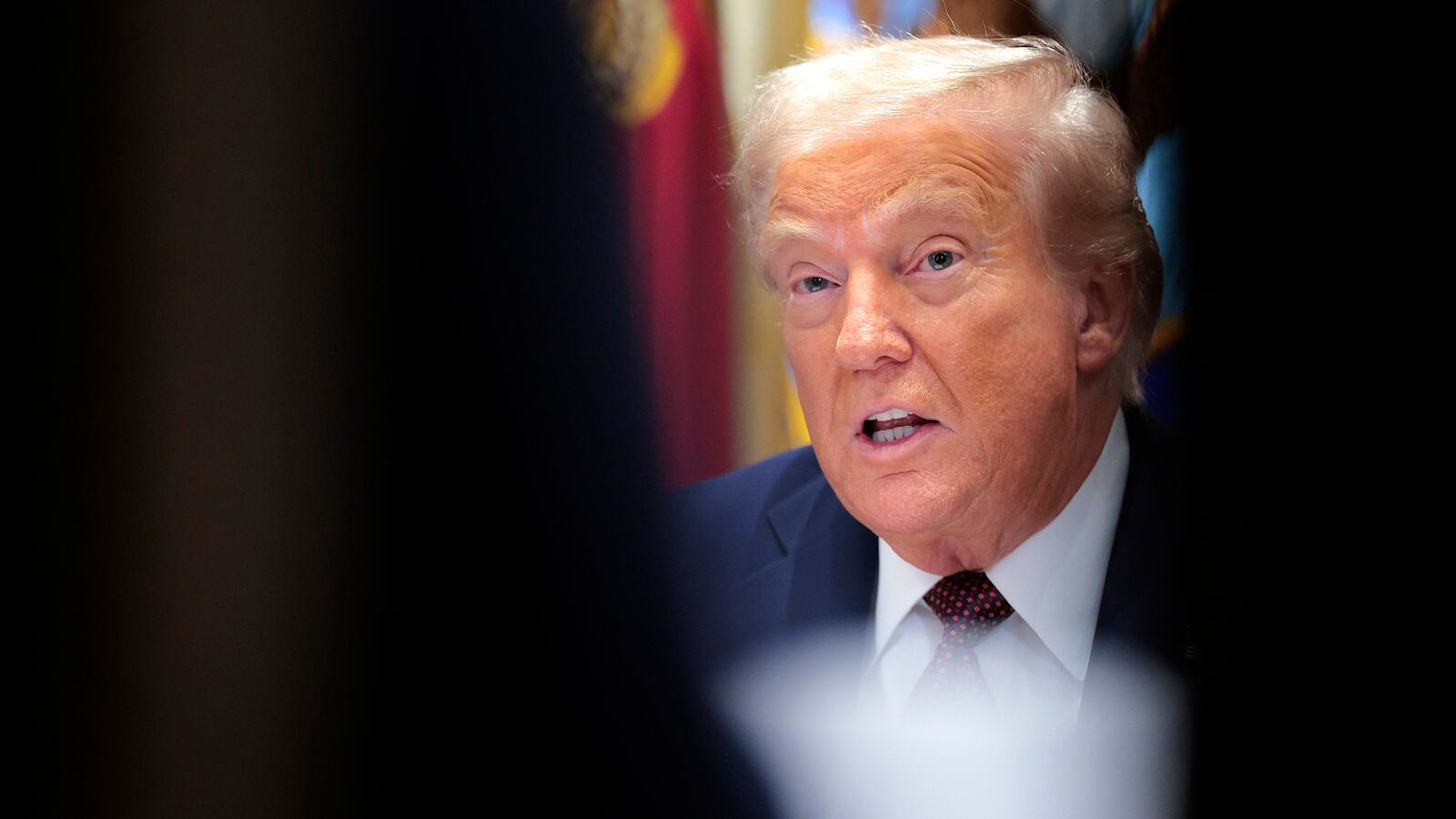 President Donald Trump holds a cabinet meeting with members of his administration at the White House on August 26, 2025 in Washington, D.C.