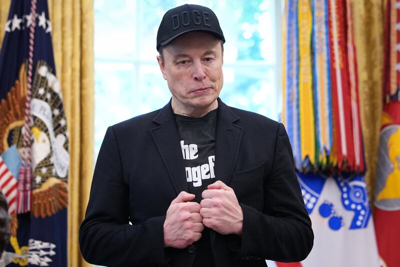 Elon Musk is not backing down in his split with Donald Trump.