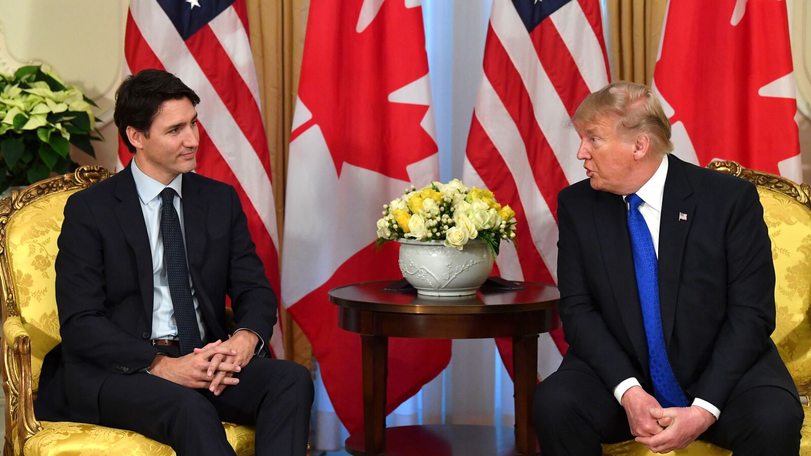 Justin Trudeau, Donald Trump
