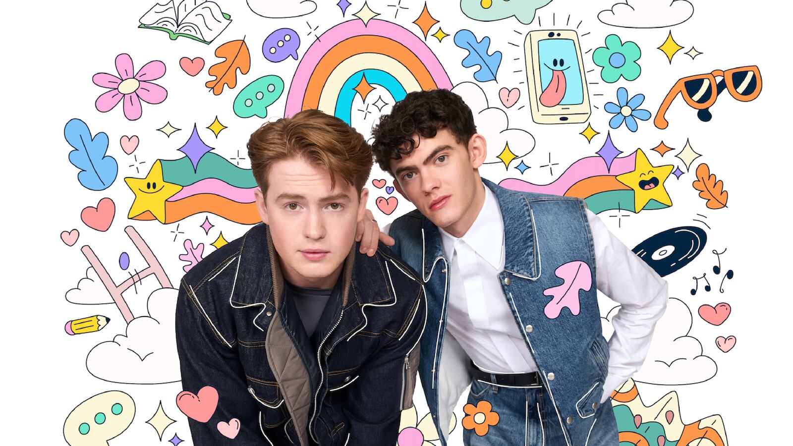 A glam photo of Kit Connor and Joe Locke