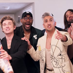 Billy Allen, Jeremiah Brent, Karamo Brown, Tan France, Jonathan Van Ness in Queer Eye.