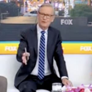 The cohosts of Fox & Friends speak to Fox News correspondent Madeleine Rivera on February 25, 2025.