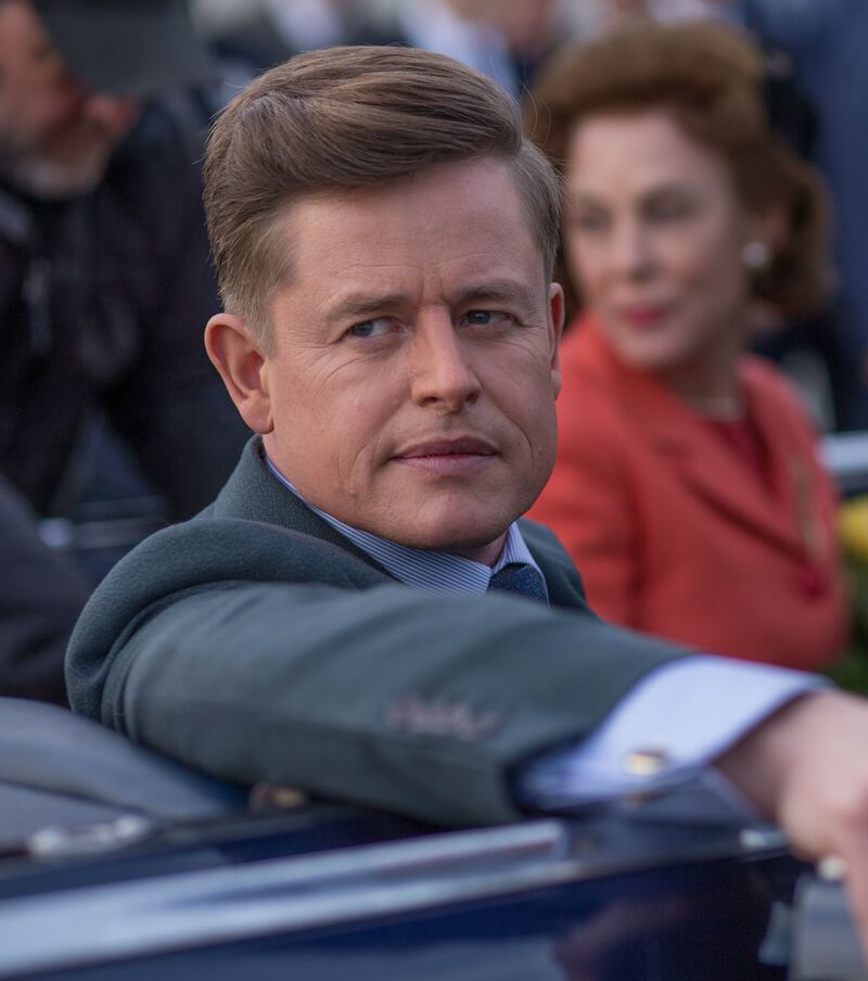 Caspar Phillipson as JFK in Jackie.