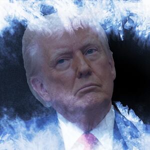 Donald Trump frost illustration