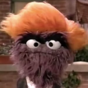 Donald Grump in "Sesame Street"