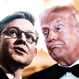 Mike Johnson and Donald Trump
