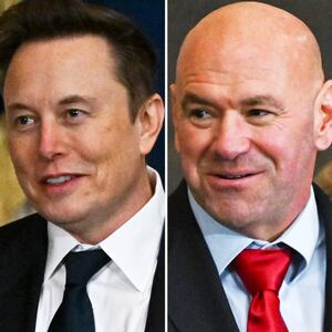 Jeff Bezos, Elon Musk, Dana White, Jake Paul illustration