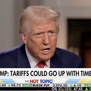 President Donald Trump sits down for an interview with Fox Business.