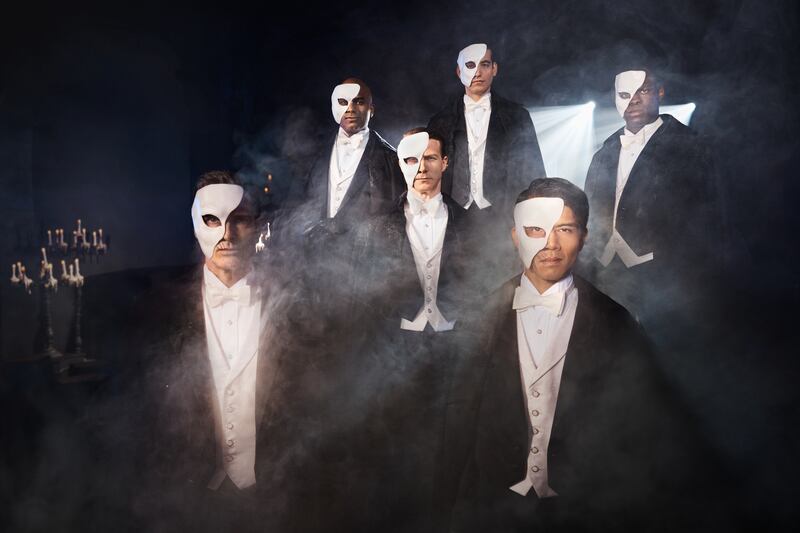 Hugh Panaro, Nik Walker, Jeff Kready, Clay Singer, Telly Leung, and Kyle Scatliffe