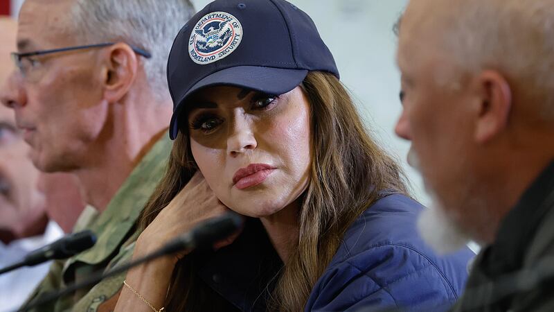 Secretary of Homeland Security Kristi Noem.