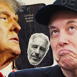 Donald Trump, Elon Musk, and a little black book with Jeffrey Epstein on it