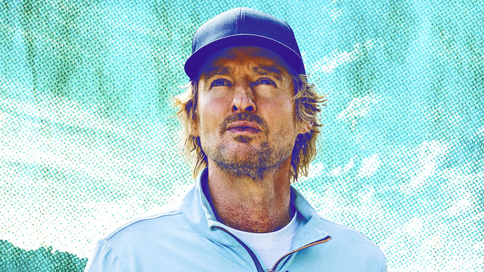 A photo illustration of Owen Wilson in "Stick."