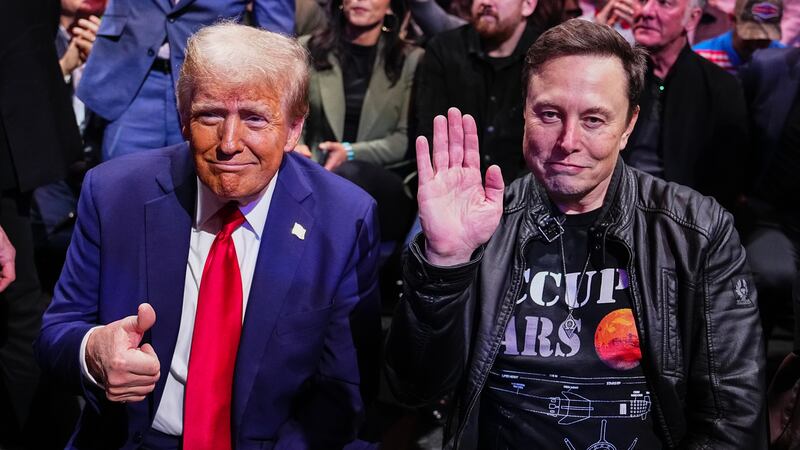 Donald Trump and Elon Musk.