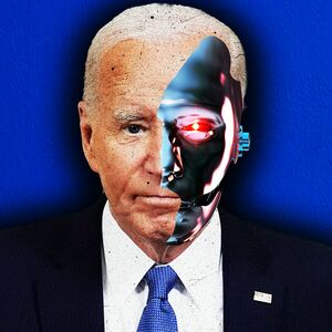 Joe Biden, Robot photo illustration