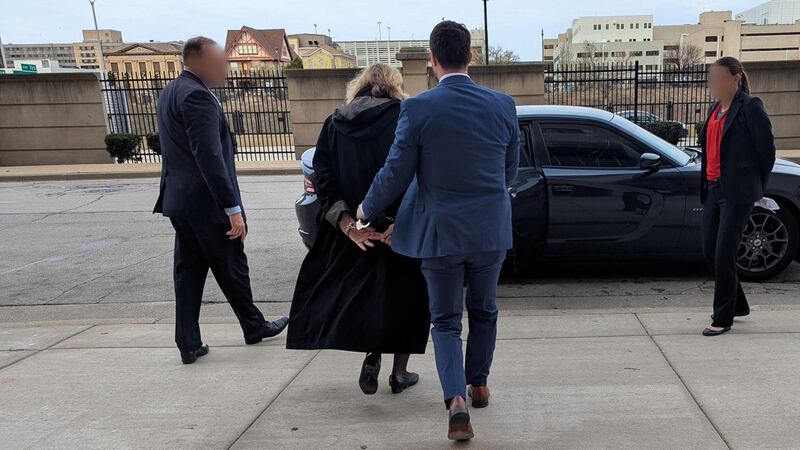 FBI Director Kash Patel posted a picture on X of Judge Hannah Dugan, the Milwaukee County Circuit judge who was arrested by the FBI on Friday, April 25, 2025.