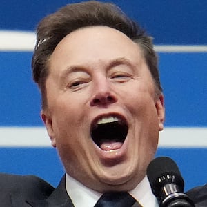 WASHINGTON, DC - JANUARY 20: Tesla, SpaceX and X CEO Elon Musk arrives to speak during an inauguration event at Capital One Arena on January 20, 2025 in Washington, DC. Donald Trump takes office for his second term as the 47th president of the United States. (Photo by Christopher Furlong/Getty Images)