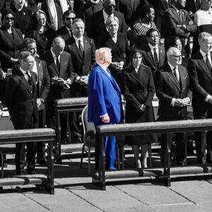 Donald Trump gets called out during Pope Francis's funeral.