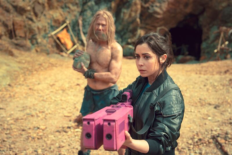 Cristin Milioti and Jimmi Simpson.