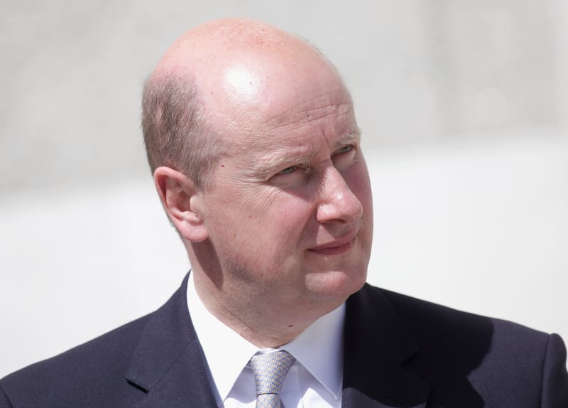 DUBLIN, IRELAND - MAY 18: Sir Christopher Geidt looks on during a visit by Queen Elizabeth II and Prince Philip, Duke of Edinburgh to Government Buildings on Merrion Street on May 18, 2011 in Dublin, Ireland. The Duke and Queen's visit to Ireland is the first by a monarch since 1911. An unprecedented security operation is taking place with much of the centre of Dublin turning into a car free zone. Republican dissident groups have made it clear they are intent on disrupting proceedings. (Photo by Chris Jackson/Getty Images)