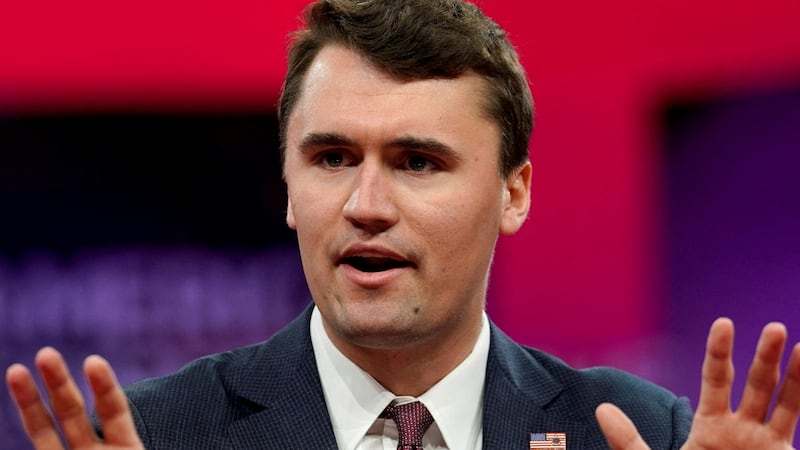 Founder and president of Turning Point USA Charlie Kirk speaks