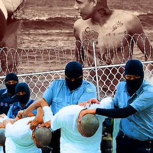 El Salvador accused migrant gang illustration