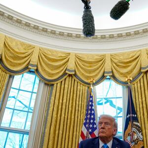 President Donald Trump speaks in the Oval Office at the White House in Washington, D.C. on February 4, 2025.