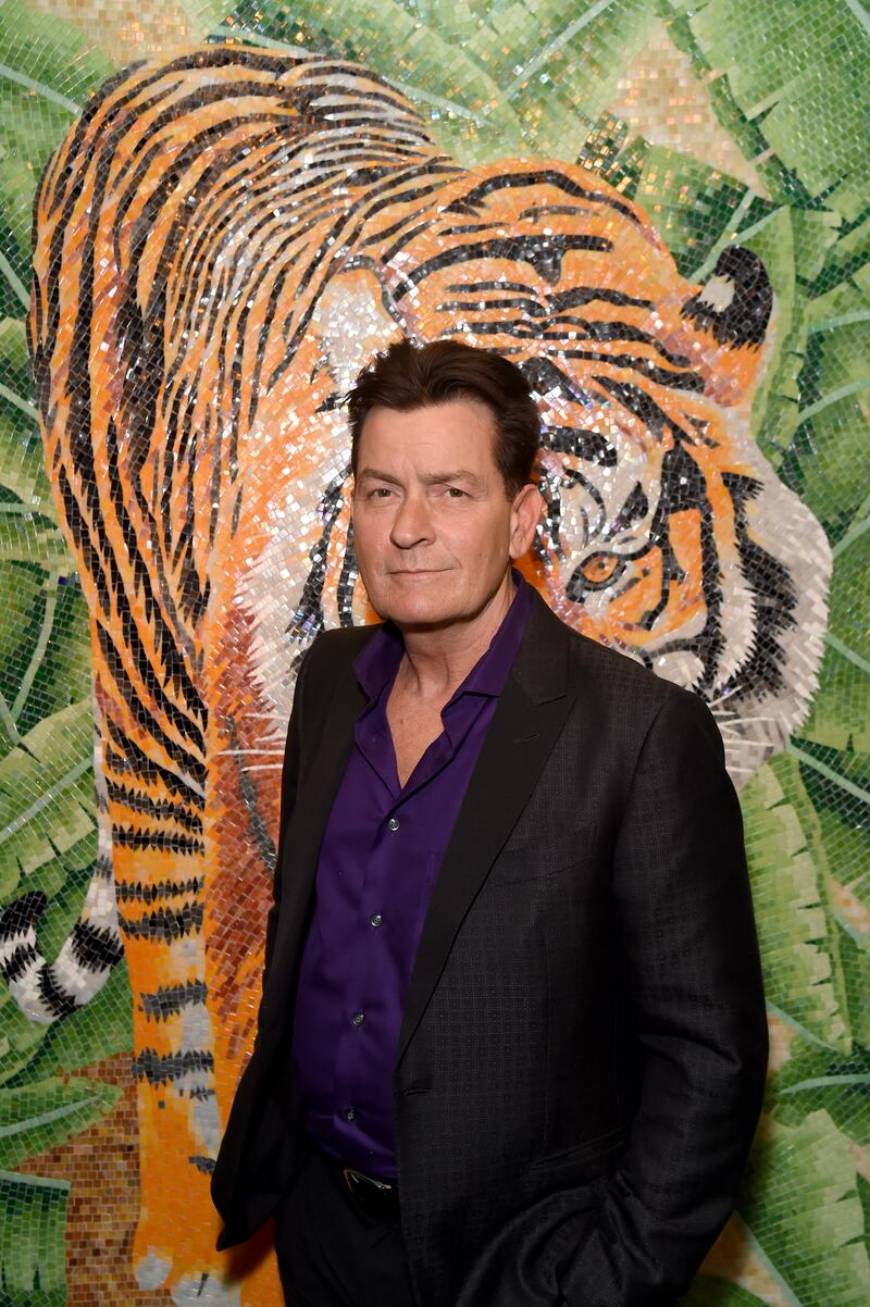 LONDON, ENGLAND - APRIL 09: Charlie Sheen at the Evening with Charlie Sheen at Annabel's on April 09, 2019 in London, England. (Photo by David M. Benett/Dave Benett/Getty Images for Annabel's)