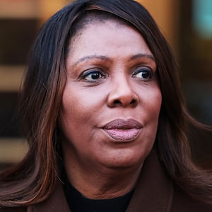 Letitia James, Donald Trump