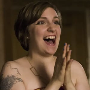 Lena Dunham and Williams in a scene from 'Girls' on HBO.