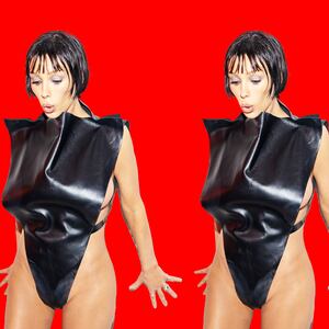 A photo illustration of Bianca Censori