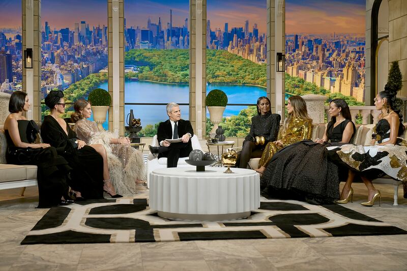 Jessel Taank, Jenna Lyons, Brynn Whitfield, Andy Cohen, Ubah Hassan, Erin Lichy, Sai De Silva, and Racquel Chevremont.