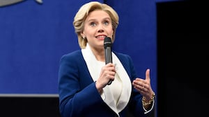 Kate McKinnon as Democratic Presidential Candidate Hillary Clinton