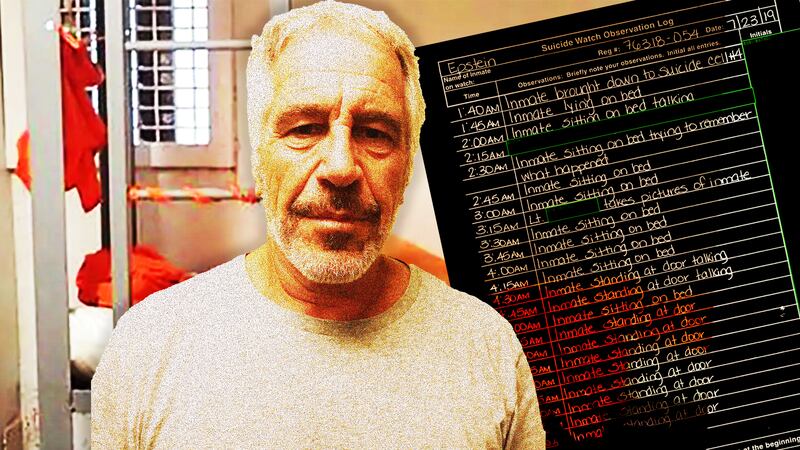 Jeffrey Epstein photo illustration