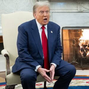 US President Joe Biden meets with US President-elect Donald Trump in the Oval Office of the White House in Washington, DC, on November 13, 2024.