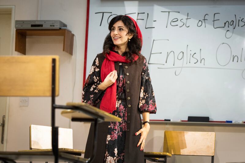 Marjan Neshat (Marjan) in Roundabout Theatre Company's Broadway premiere production of
English.