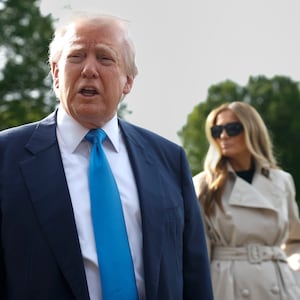 Donald, Melania Trump
