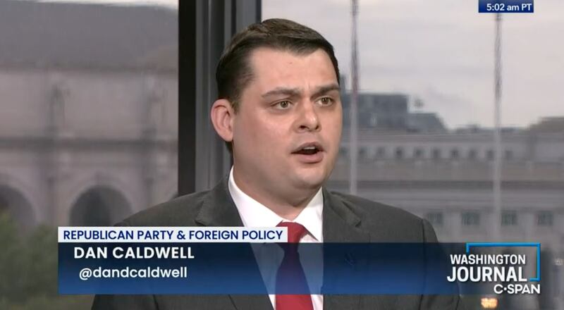 Dan Caldwell on Washington Journal.