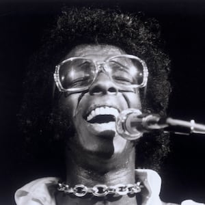 Sly Stone at Woodstock in 1969
